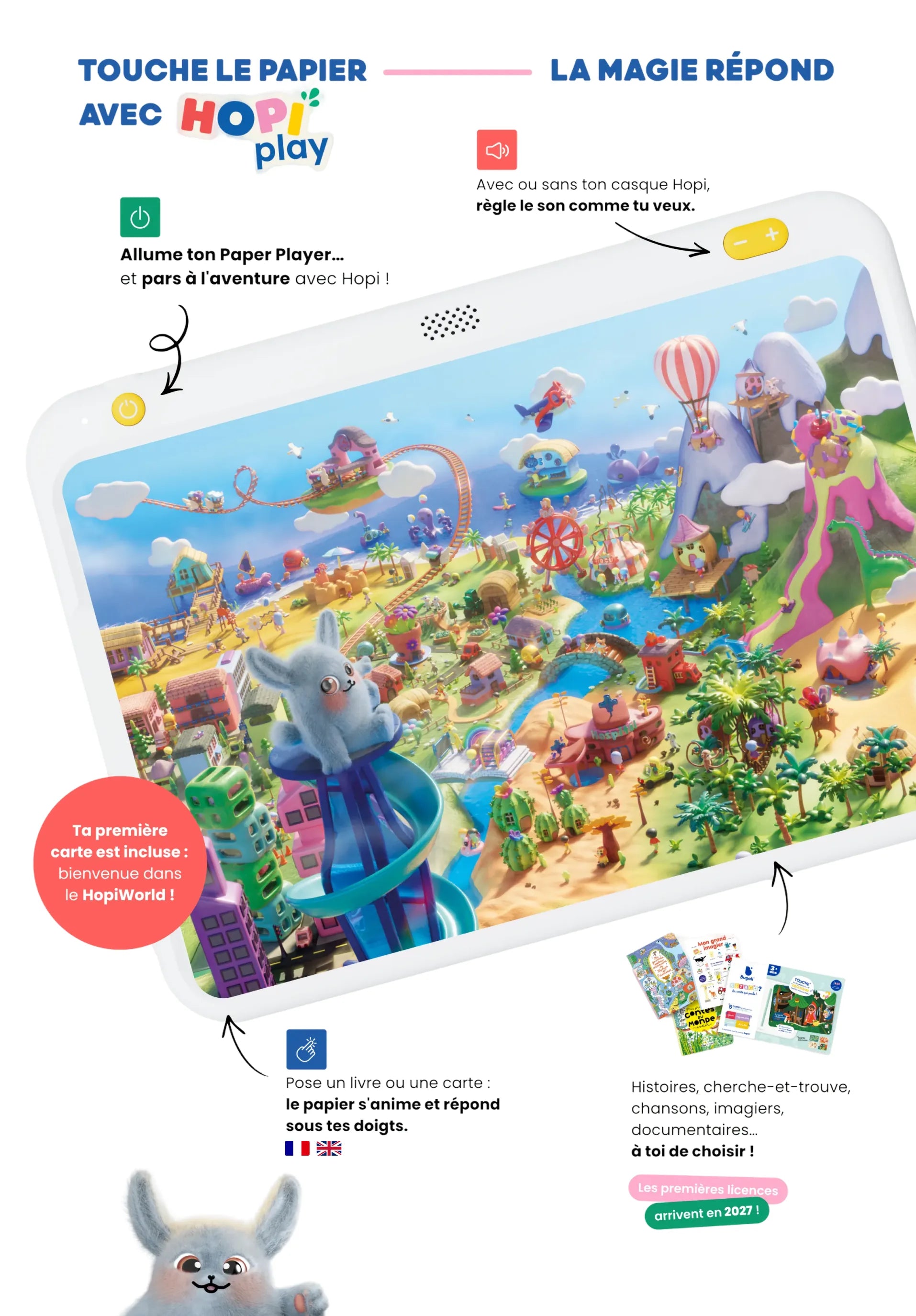 Le HopiWorld : pose un livre ou une carte, le papier s’anime sous tes doigts.