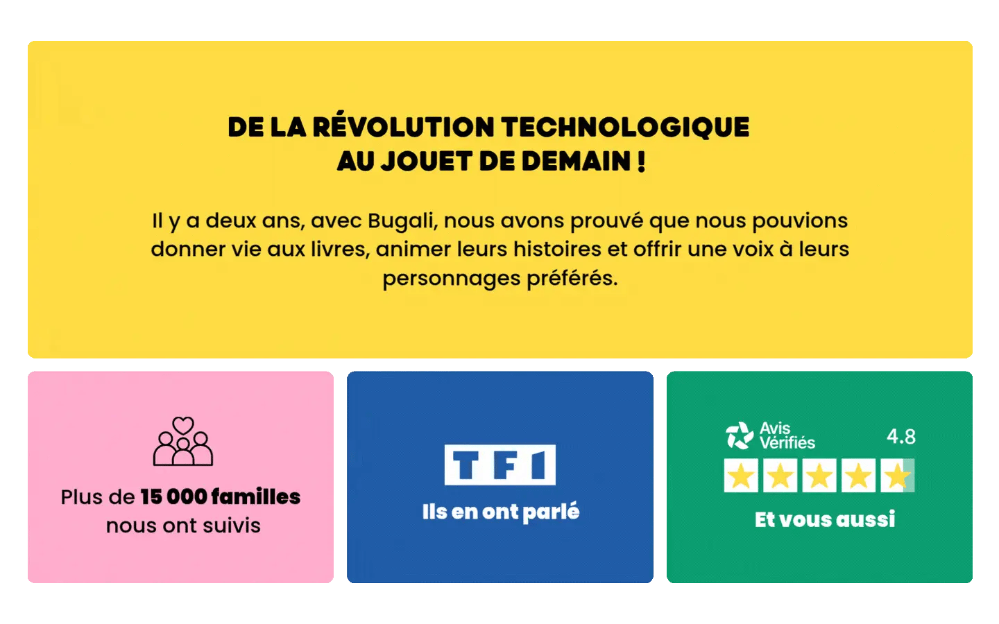 De la révolution technologique au jouet de demain : plus de 15 000 familles nous ont suivis.